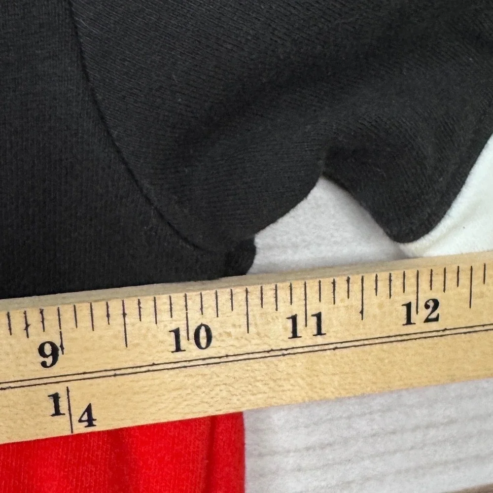 Disney Parks Mickey Mouse Infant Zip Up Hoodie Black Red‎ Ears 6M